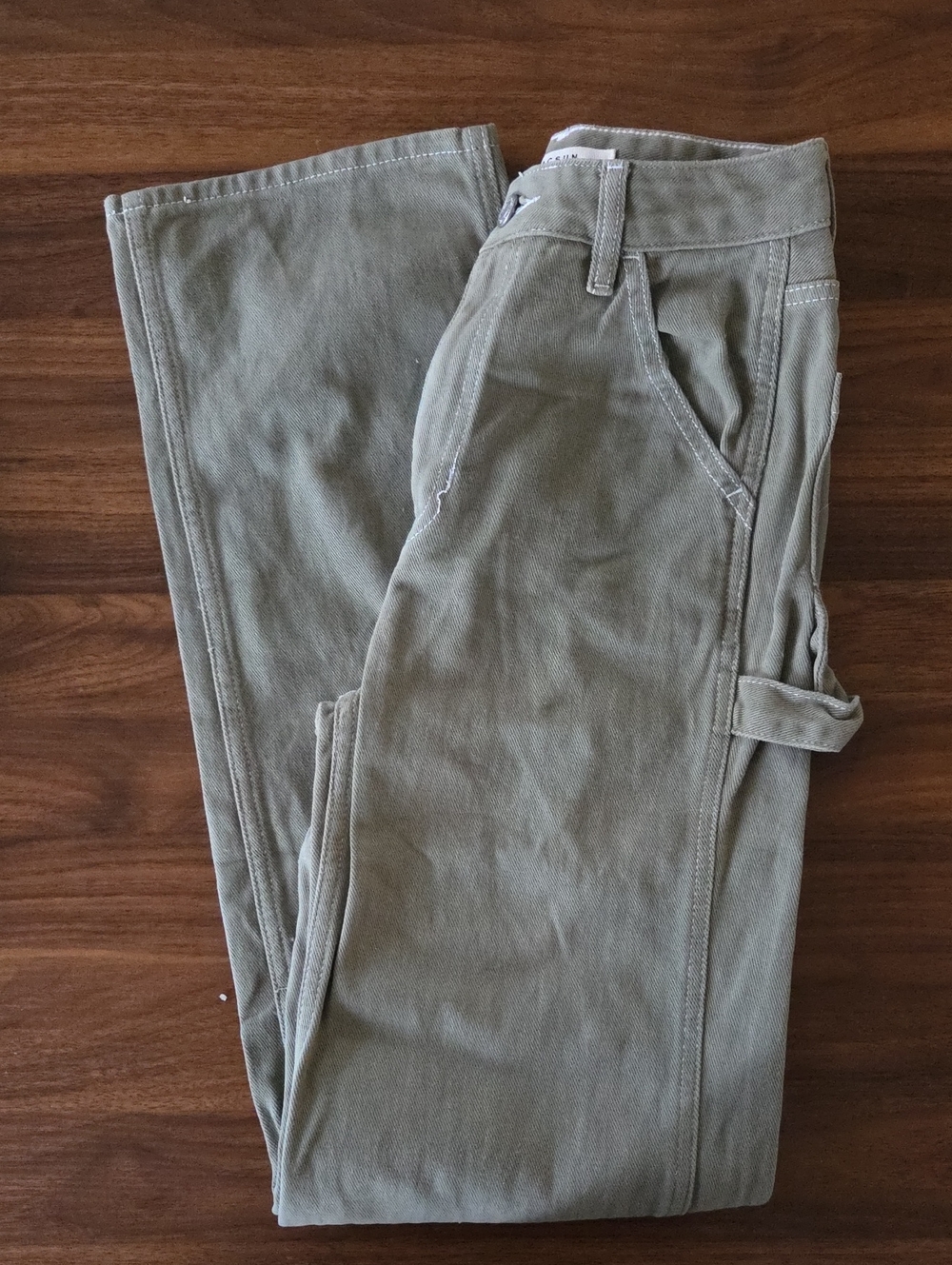 PACSUN - Women's 90's BF Olive Green Cargo Carpenter Pants